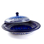 615 Bunzlau Ovale Ovenschaal U408 Dekschalen